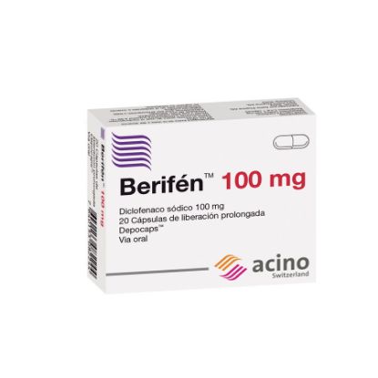  BERIFEN 100 mg ACINO x 20 Retard Cápsulas356677