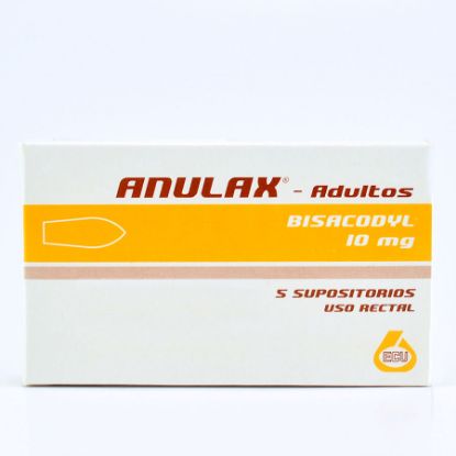  ANULAX 10 mg ECU x 5 Adulto Supositorio356683