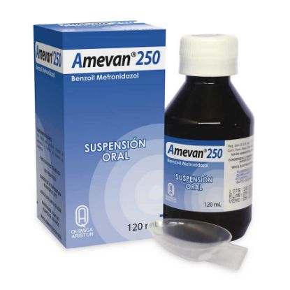  AMEVAN 250 mg x 5 ml Suspensión356779