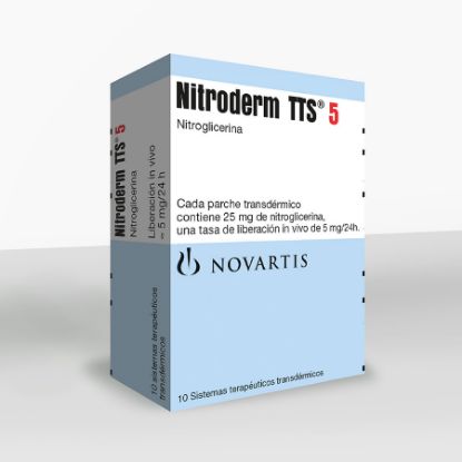  NITRODERM-TTS 250 mg NOVARTIS x 10 Liberación Transdérmica356800