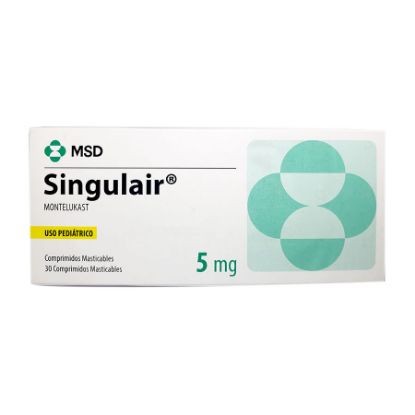  SINGULAIR 5 mg x 30 Comprimidos Masticables356967