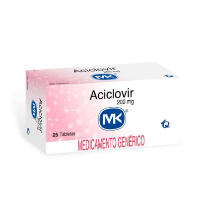  ACICLOVIR 200 mg TECNOQUIMICAS x 25 Tableta357039