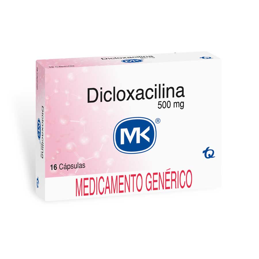  DICLOXACILINA 500 mg TECNOQUIMICAS x 16 Cápsulas357079
