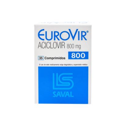  EUROVIR 800 mg ECUAQUIMICA x 35 Comprimidos357091