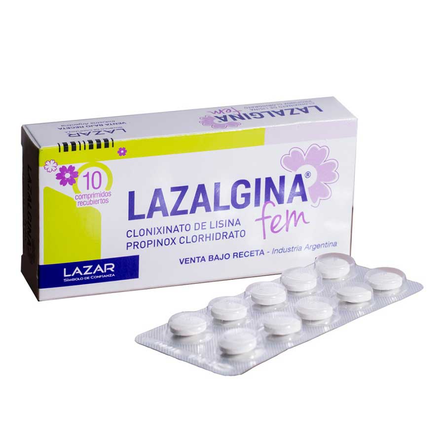  LAZALGINA 125 mg x 10 mg x 10 Tableta357149