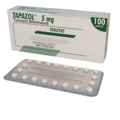 TAPAZOL 5 mg GRUPO FARMA x 100 Tableta357316