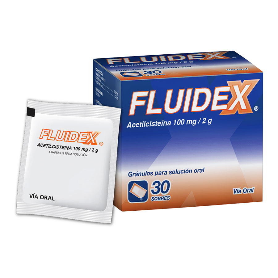  FLUIDEX 100 mg FARMALIGHT x 30 en Polvo357514