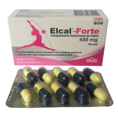  ELCAL 450 mg GRUNENTHAL x 30 Forte Cápsulas357571