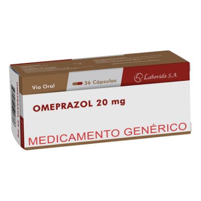  OMEPRAZOL 20 mg LABOVIDA x 36 Cápsulas357788