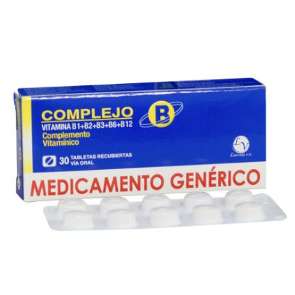  COMPLEJO B LABOVIDA x 30 Neurótropo Tableta Recubierta357796