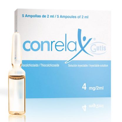 CONRELAX 4 mg GUTIS x 5 Ampolla Inyectable357825