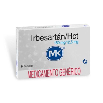  IRBESARTAN 150 mg x 12,5 mg TECNOQUIMICAS x 14 Tableta357921