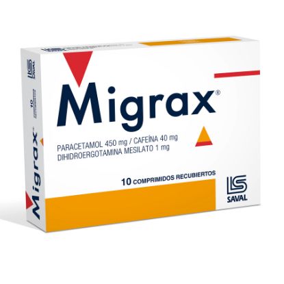  MIGRAX 1 mg x 40 mg x 450 mg ECUAQUIMICA x 10 Comprimidos357949