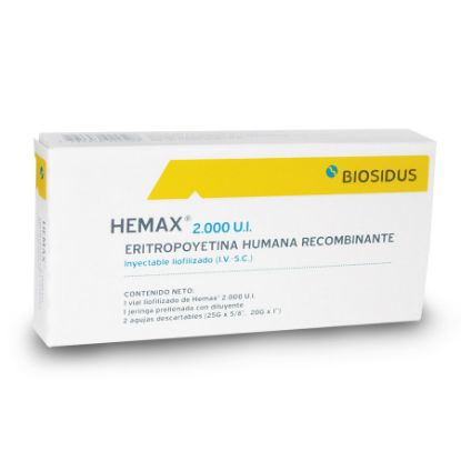 HEMAX 2000 UI ALEXXIAPHARMA Ampolla Inyectable357989