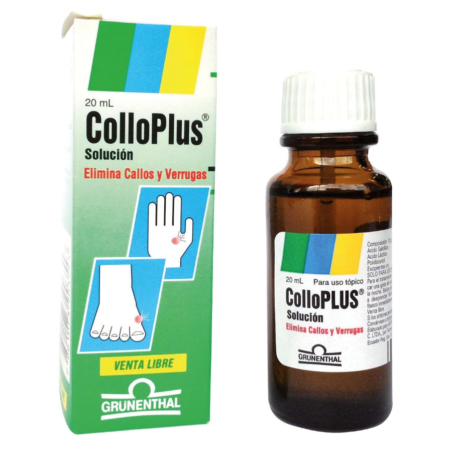  COLLOPLUS 18,095 g x 4,523 g Solución Tópica 20 ml358022