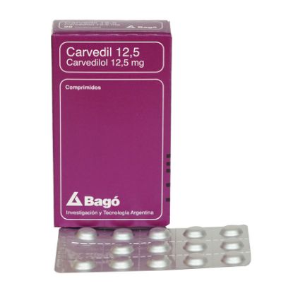  CARVEDIL 12.5  mg x 28 Comprimidos358028