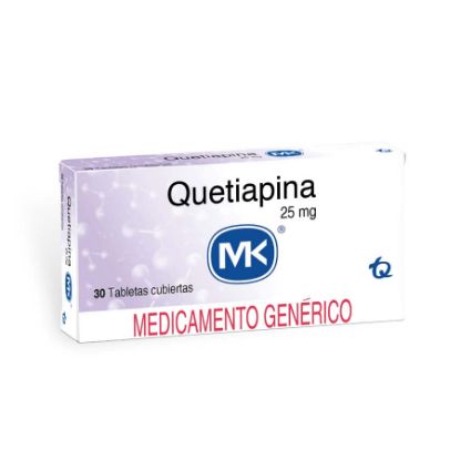  QUETIAPINA 25 mg TECNOQUIMICAS x 30 Tableta358051