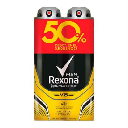  Desodorante REXONA V8 Men Aerosol 28970 150 ml c/u358159