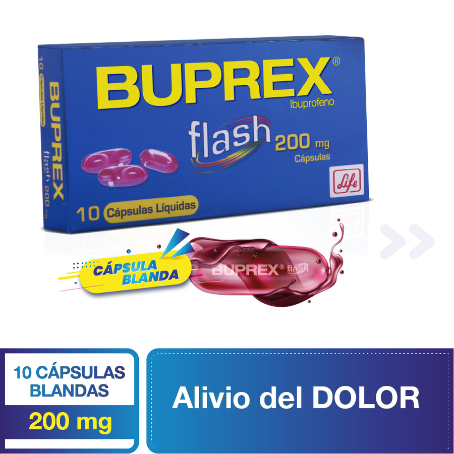  BUPREX Flash 200 mg Cápsulas Blandas x 10358863