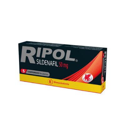  RIPOL 50mg LABORATORIOS CHILE x 5 Comprimidos Recubiertos359144