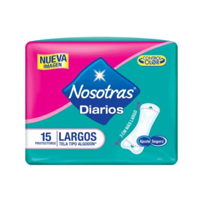  Protectores Diarios NOSOTRAS Largos Control Olor 78494 x 15 unds359313