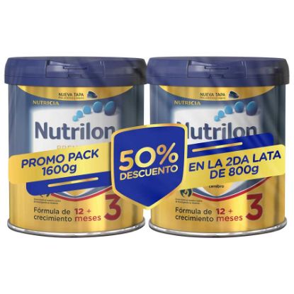  Fórmula Infantil NUTRILON Premium 3 lata de 800 g + 2da a mitad de precio360130