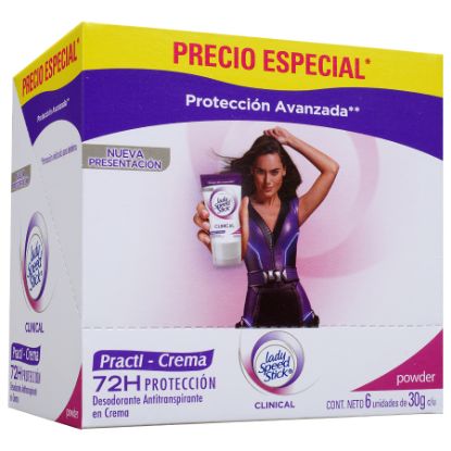  Desodorante Femenino LADY SPEED STICK Clinical Complete Protection Crema 101219 6 x 30 g360459