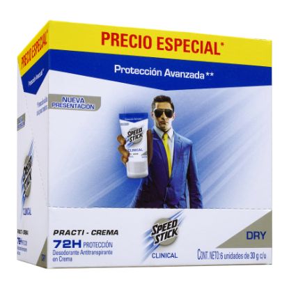  Desodorante SPEED STICK Clinical Complete Protection Crema 101221 6 x 30 g360460