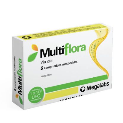  Probiótico MULTIFLORA Comprimidos Masticables x 5361001
