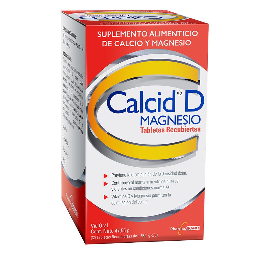 Suplemento Nutricional CALCID Magnesio Tableta Recubierta x 30361332