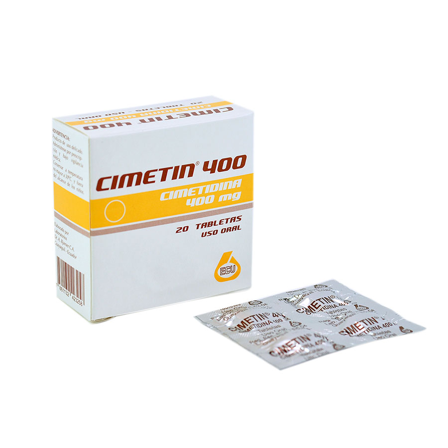  CIMETIN 400 mg ECU x 20 Tableta362339