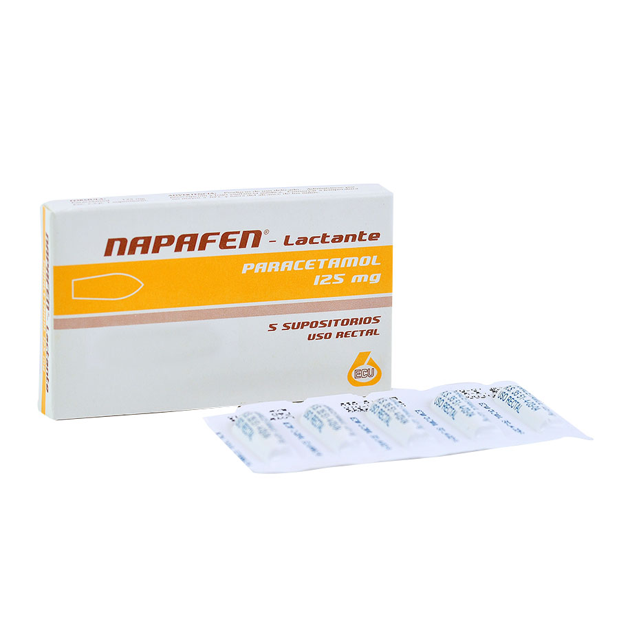  NAPAFEN 125 mg ECU x 5 Lactante Supositorio362348