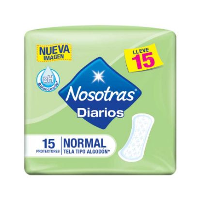  Protectores Diarios NOSOTRAS Normal  x 15 unds362479