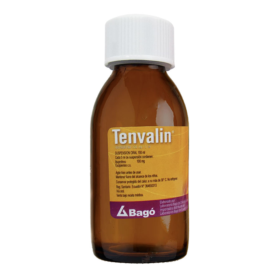  TENVALIN Durazno 100 mg Suspensión 100 ml362520