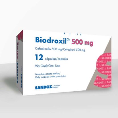  BIODROXIL 500 mg NOVARTIS x 12 Cápsulas362609