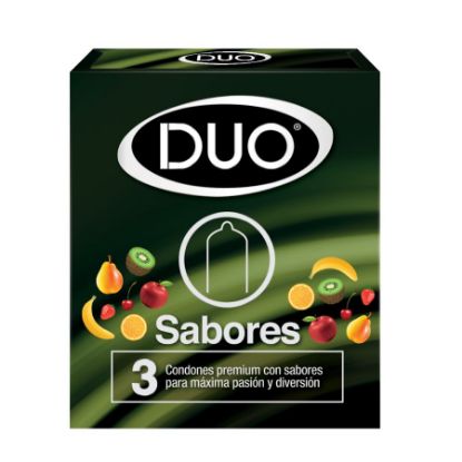  Preservativo DUO Sabores  3 unidades363216