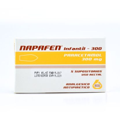  NAPAFEN 300 mg ECU x 5 Infantil Supositorio364639