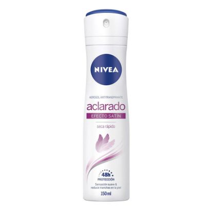  Desodorante Femenino NIVEA Aclarante Efecto Satín Aerosol  150 ml365278