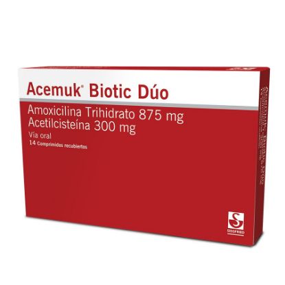  ACEMUK 875 mg x 300 mg x 14 Comprimidos365397
