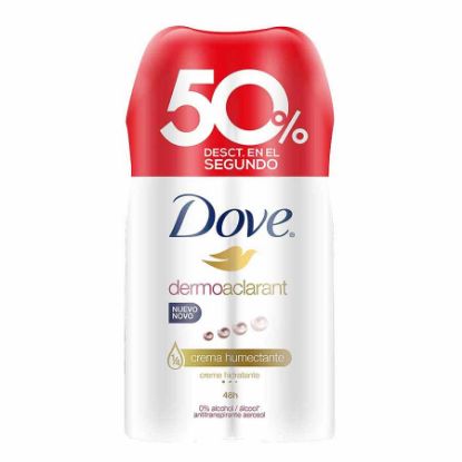  Desodorante Femenino DOVE Dermo Aclarante Aerosol  150 ml x 2365826