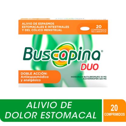  BUSCAPINA Duo 325/10mg Comprimidos recubiertos x 20366788