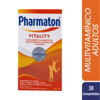 Pharmaton vitality cápsulas x 30 405222