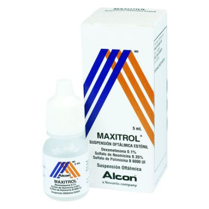 Maxitrol 1/3.5mg dyvenpro especialidades ophta suspensión oftálmica 405250