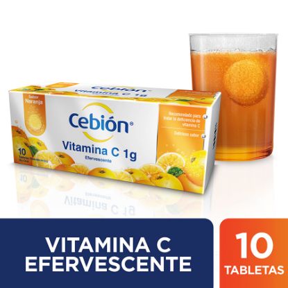 Cebion naranja 1 g tableta efervescente x 10 405309