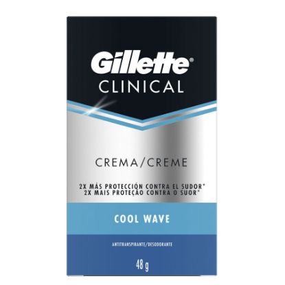 Desodorante gillette clinical cool wave en barra  48 g 405362