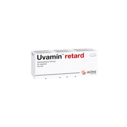 Uvamin-retard 100mg acino pharma cápsulas 405366