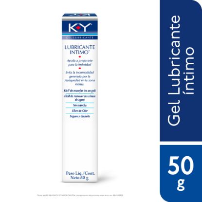 Gel lubricante k-y para resequedad vaginal 50 gr 405662