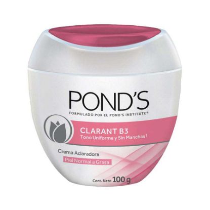 Crema hidratante ponds clarant b3 piel normal a grasa  100 g 405811