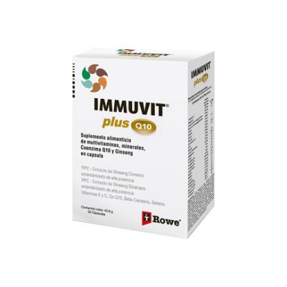Immuvit plus q10 20 mg x 80 mg cápsulas x 30 406059