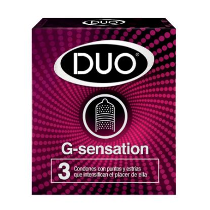 Preservativo duo g sensation  3 unidades 406821